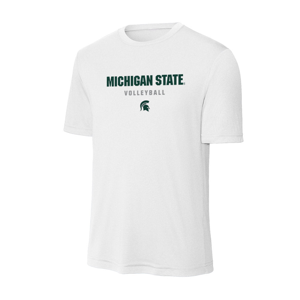 Michigan State - NCAA Women's Volleyball : Hayley Ogden - Activewear T-Shirt-0