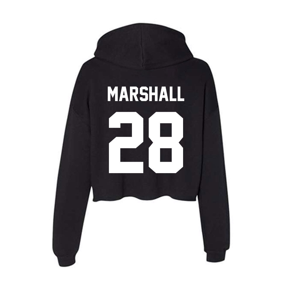 Rutgers - NCAA Football : Cannon Marshall - Women's Crop Fleece Hoodie-1