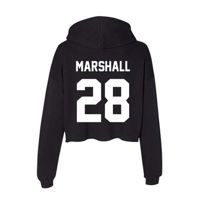Rutgers - NCAA Football : Cannon Marshall - Women's Crop Fleece Hoodie-1