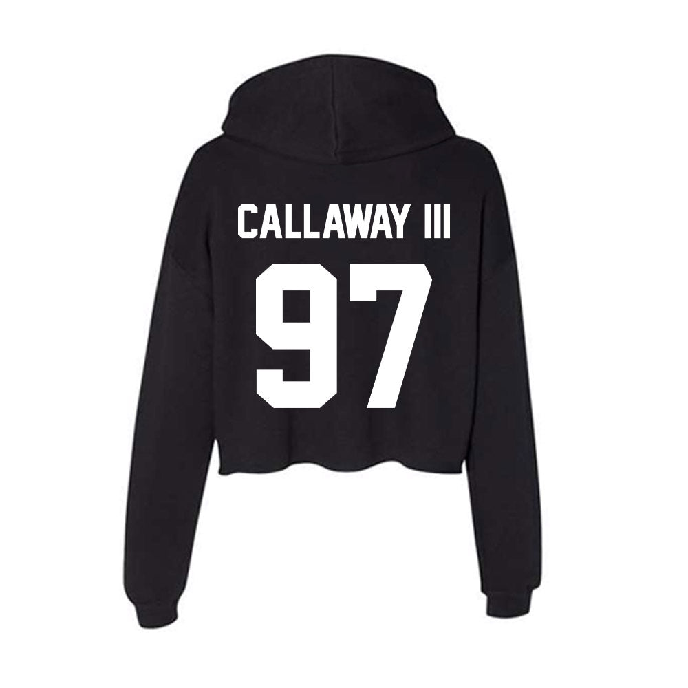 Rutgers - NCAA Football : Rinaldo Callaway III - Women's Crop Fleece Hoodie-1