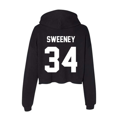 Rutgers - NCAA Baseball : Carrie Sweeney - Women's Crop Fleece Hoodie-1