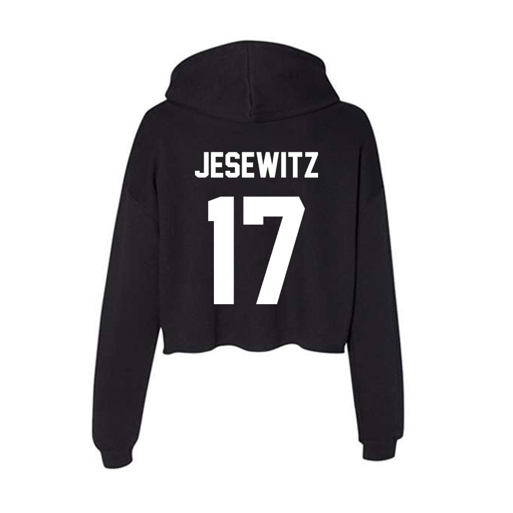Rutgers - NCAA Women's Volleyball : Avery Jesewitz - Women's Crop Fleece Hoodie-1