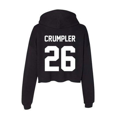 Rutgers - NCAA Football : Isaiah Crumpler - Women's Crop Fleece Hoodie-1