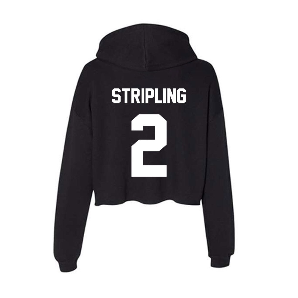 Rutgers - NCAA Softball : Hailey Stripling - Women's Crop Fleece Hoodie-1