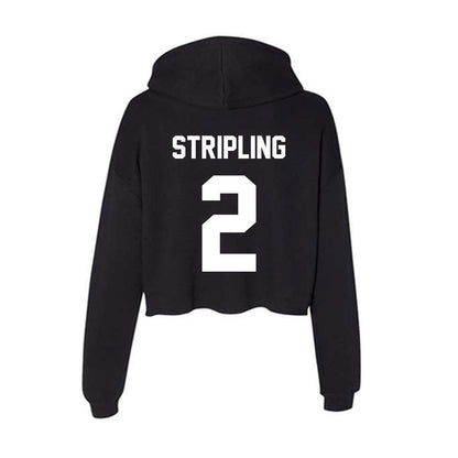 Rutgers - NCAA Softball : Hailey Stripling - Women's Crop Fleece Hoodie-1