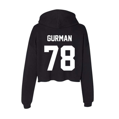 Rutgers - NCAA Football : Miron Gurman - Women's Crop Fleece Hoodie-1