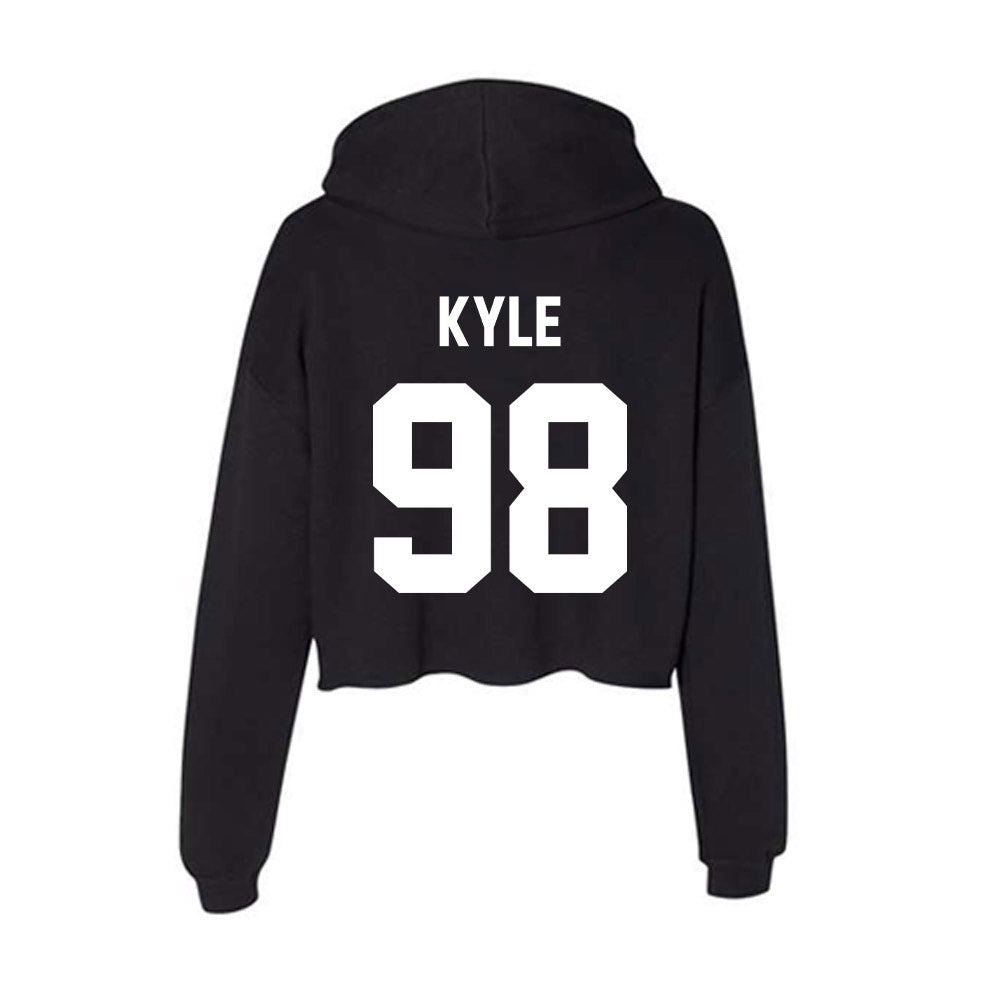 Rutgers - NCAA Football : Braxton Kyle - Women's Crop Fleece Hoodie-1