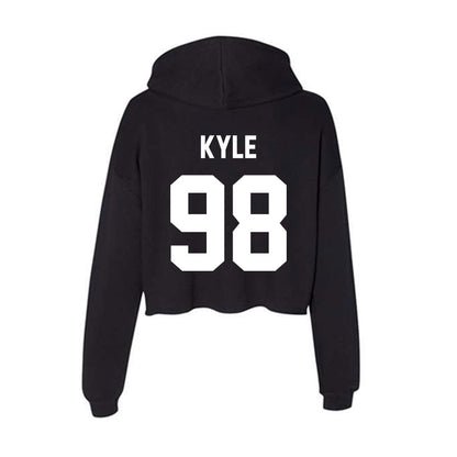 Rutgers - NCAA Football : Braxton Kyle - Women's Crop Fleece Hoodie-1
