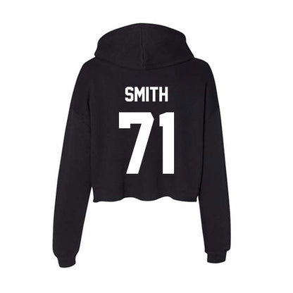 Rutgers - NCAA Football : Jared Smith - Women's Crop Fleece Hoodie-1