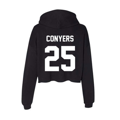 Rutgers - NCAA Football : Jamareis Conyers - Women's Crop Fleece Hoodie-1