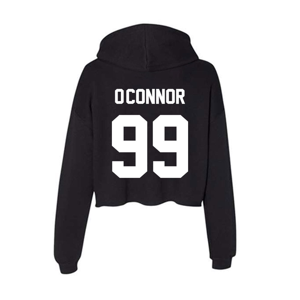 Rutgers - NCAA Football : Michael O'Connor - Women's Crop Fleece Hoodie-1