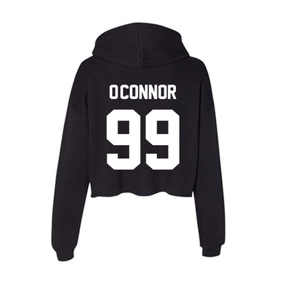 Rutgers - NCAA Football : Michael O'Connor - Women's Crop Fleece Hoodie-1