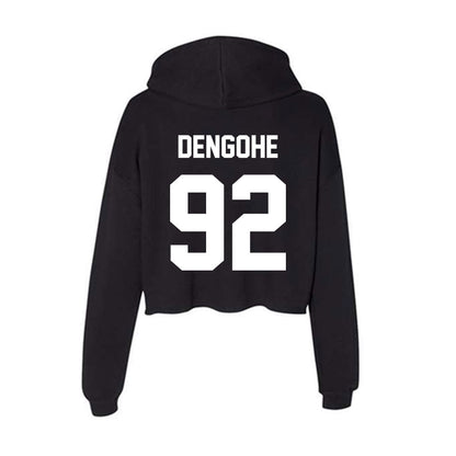 Rutgers - NCAA Football : Darold DeNgohe - Women's Crop Fleece Hoodie-1