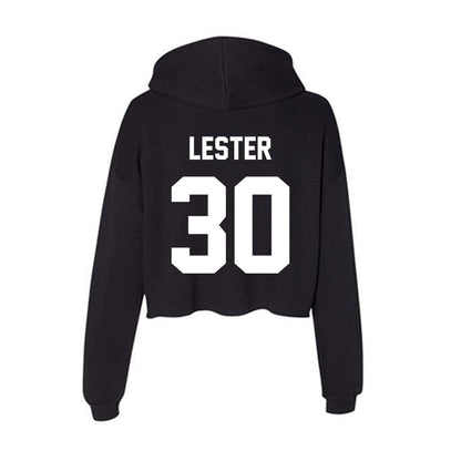 Rutgers - NCAA Women's Basketball : Imani Lester - Women's Crop Fleece Hoodie-1