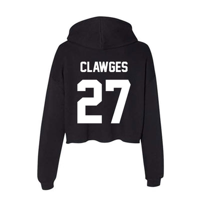 Rutgers - NCAA Football : Sage Clawges - Women's Crop Fleece Hoodie-1