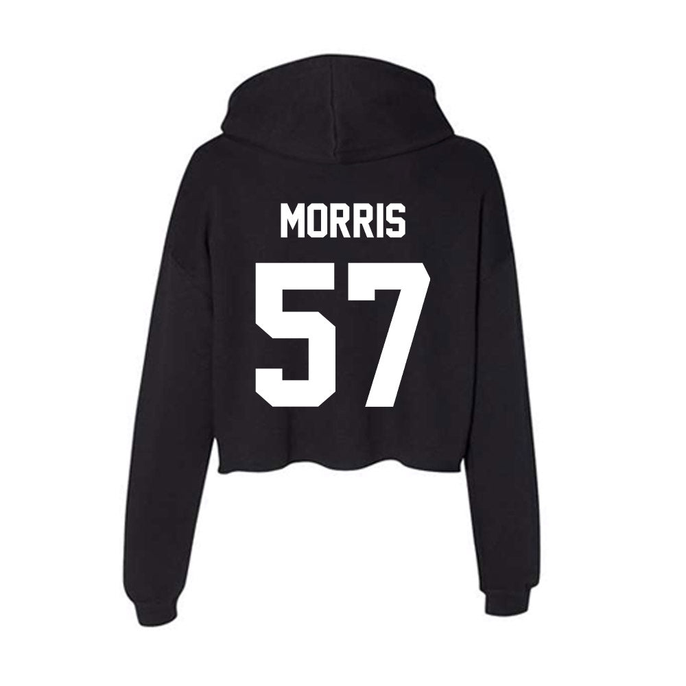Rutgers - NCAA Women's Soccer : Riley Morris - Women's Crop Fleece Hoodie-1