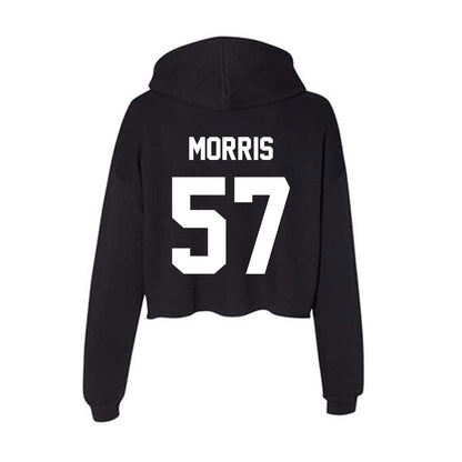 Rutgers - NCAA Women's Soccer : Riley Morris - Women's Crop Fleece Hoodie-1