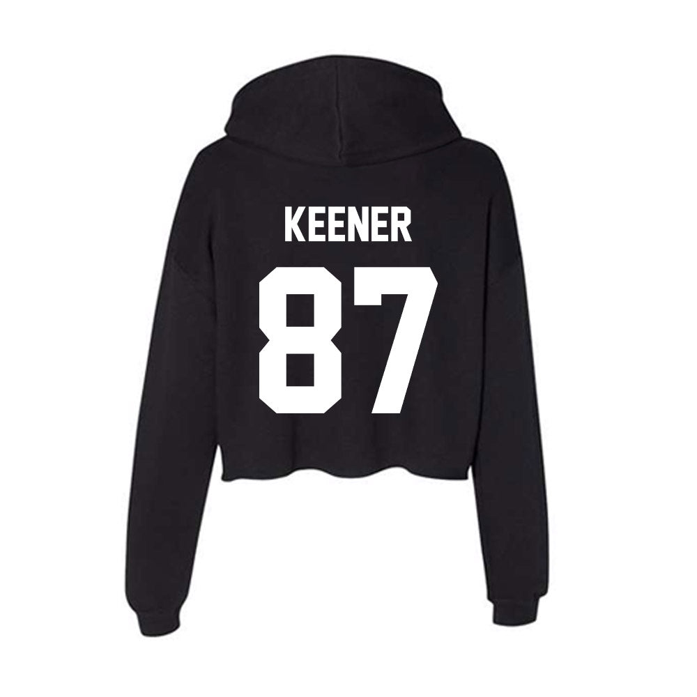 Rutgers - NCAA Football : Montgomery Keener - Women's Crop Fleece Hoodie-1