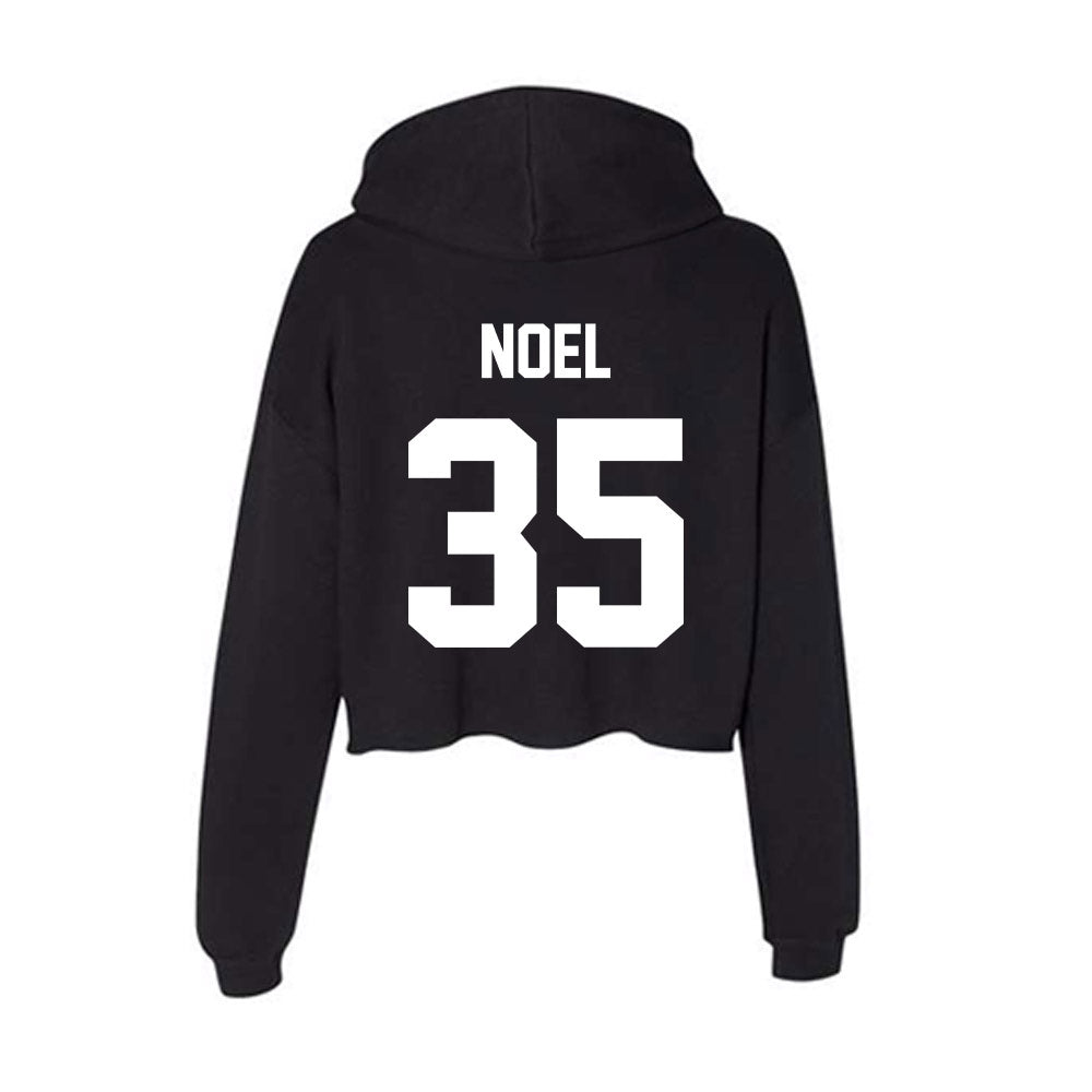 Rutgers - NCAA Football : Latrell Noel - Women's Crop Fleece Hoodie-1
