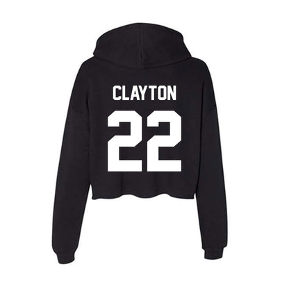 Rutgers - NCAA Football : Michael Clayton - Women's Crop Fleece Hoodie-1