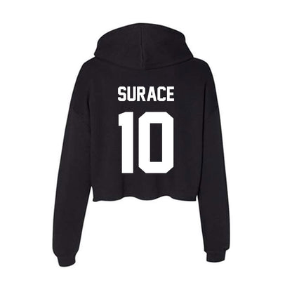 Rutgers - NCAA Football : AJ Surace - Women's Crop Fleece Hoodie-1