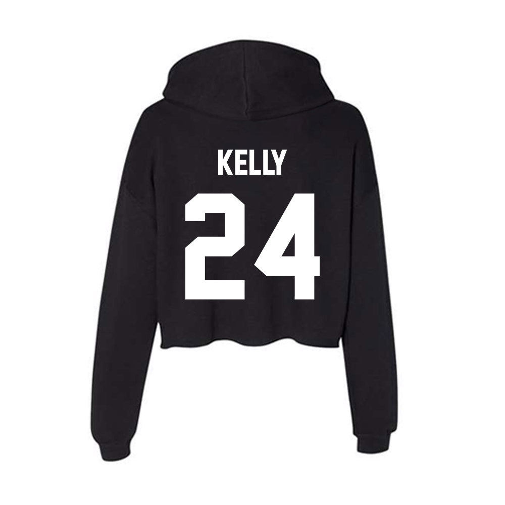 Rutgers - NCAA Men's Lacrosse : Mason Kelly - Women's Crop Fleece Hoodie-1