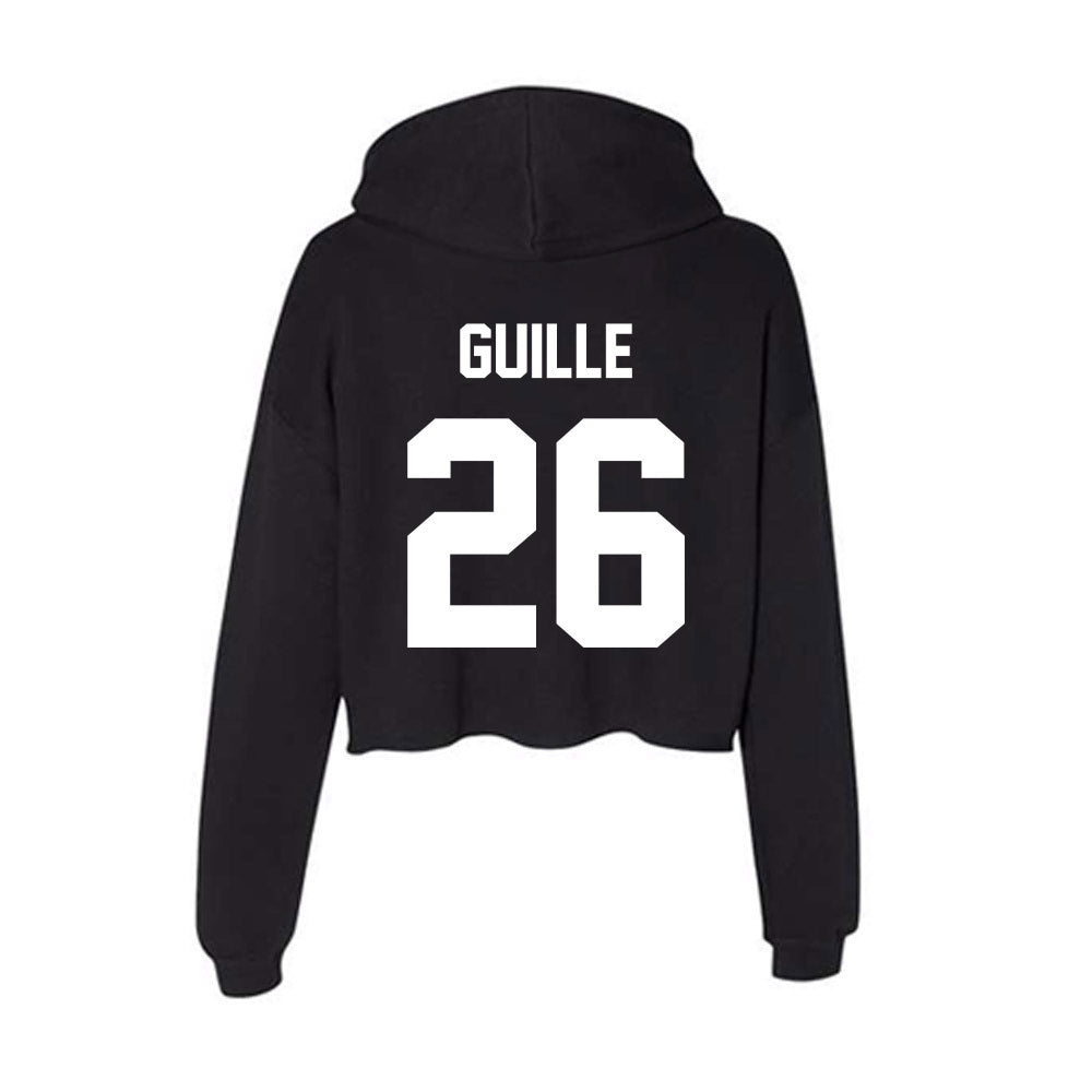 Rutgers - NCAA Women's Lacrosse : Jaclyn Guille - Women's Crop Fleece Hoodie-1