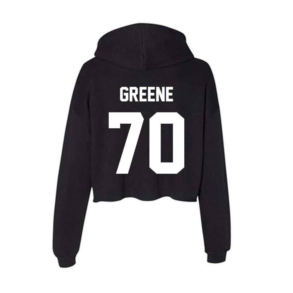 Rutgers - NCAA Football : Cameron Greene - Women's Crop Fleece Hoodie-1
