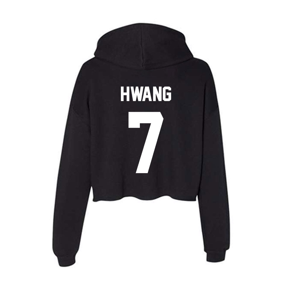 Rutgers - NCAA Softball : Riley Hwang - Women's Crop Fleece Hoodie-1