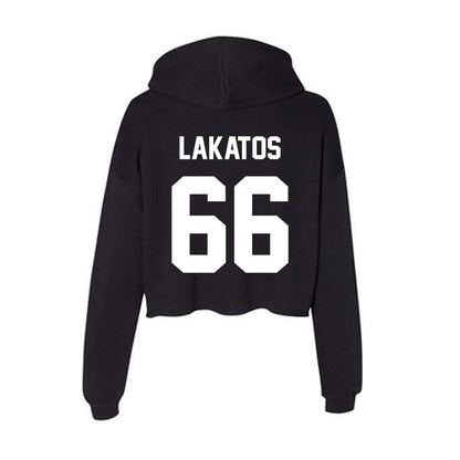 Rutgers - NCAA Football : Joseph Lakatos - Women's Crop Fleece Hoodie-1