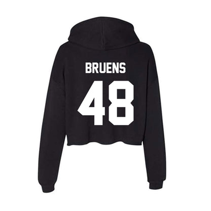 Rutgers - NCAA Football : Raedyn Bruens - Women's Crop Fleece Hoodie-1