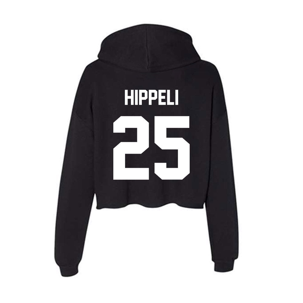 Rutgers - NCAA Women's Soccer : Morgan Hippeli - Women's Crop Fleece Hoodie-1