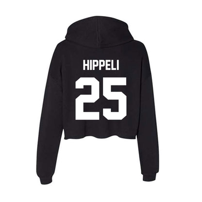 Rutgers - NCAA Women's Soccer : Morgan Hippeli - Women's Crop Fleece Hoodie-1