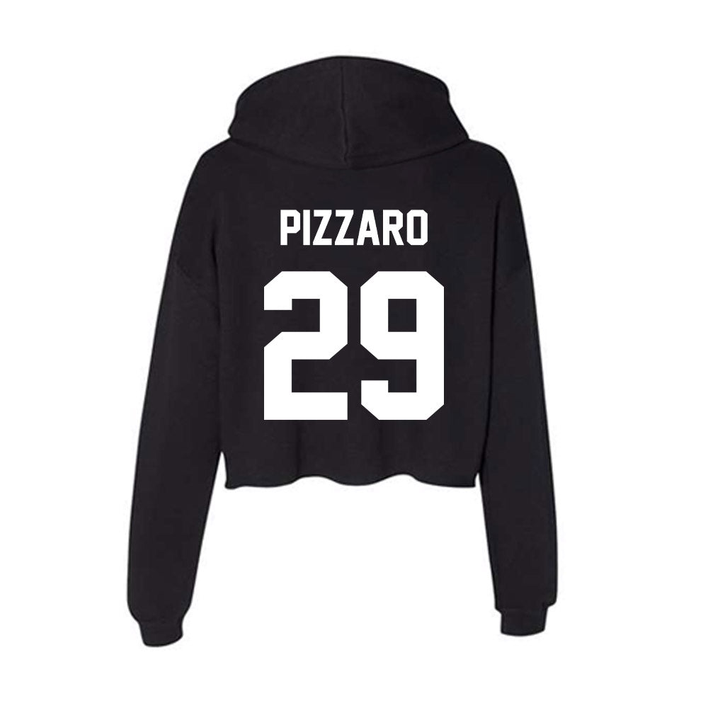 Rutgers - NCAA Football : Dane Pizzaro - Women's Crop Fleece Hoodie-1