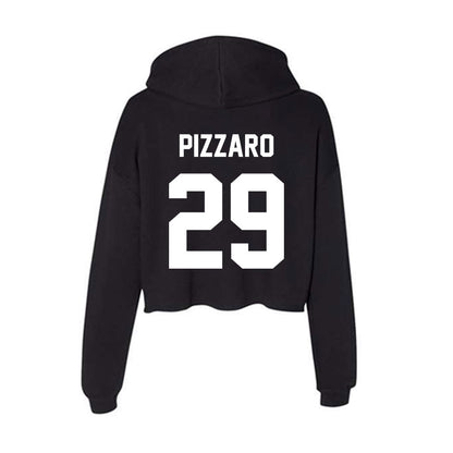 Rutgers - NCAA Football : Dane Pizzaro - Women's Crop Fleece Hoodie-1