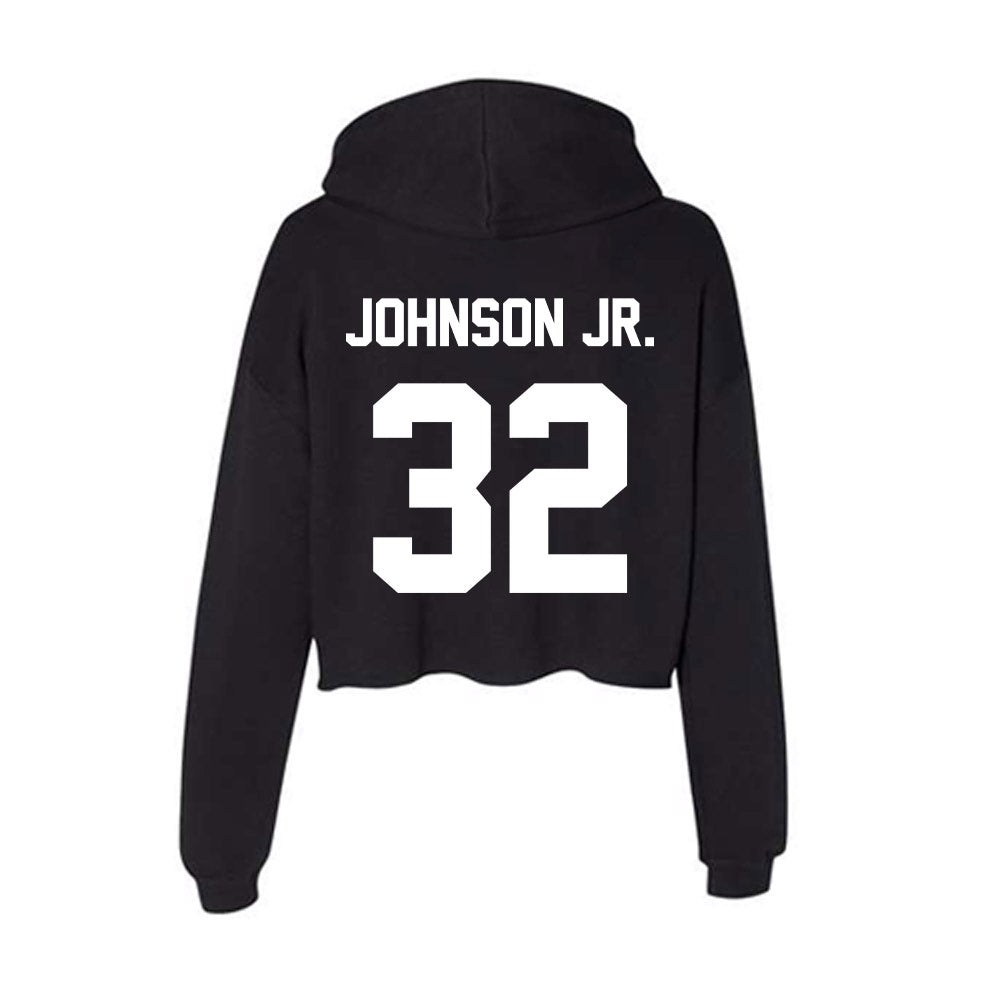 Rutgers - NCAA Football : RJ Johnson Jr. - Women's Crop Fleece Hoodie-1