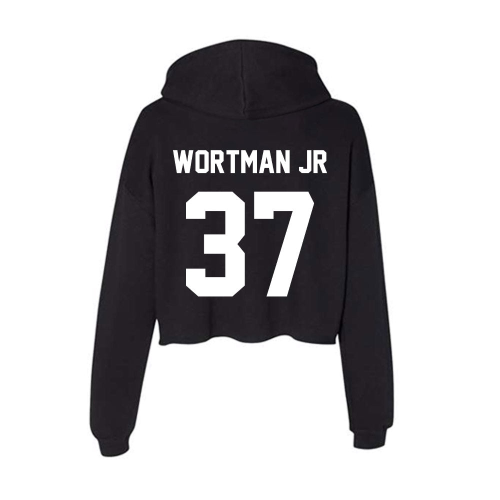 Rutgers - NCAA Football : RJ Wortman Jr - Women's Crop Fleece Hoodie-1