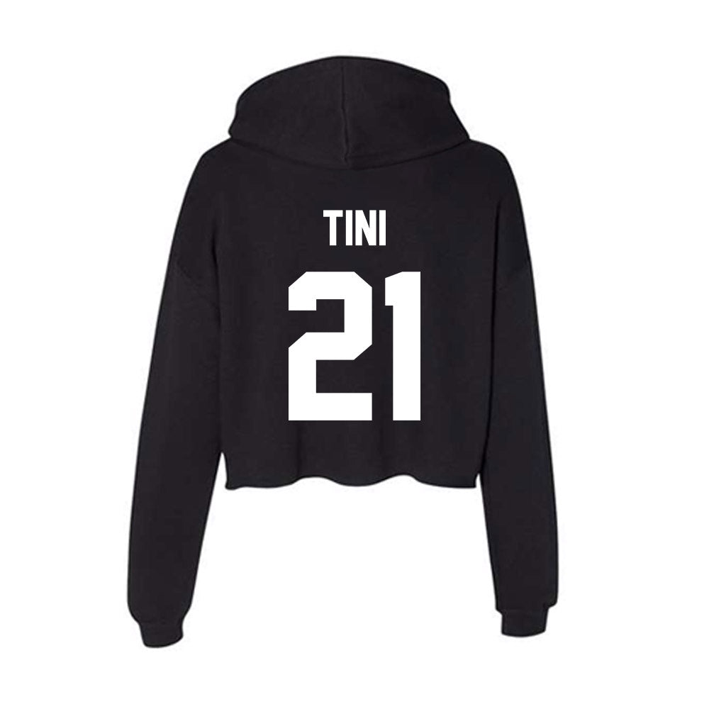 Rutgers - NCAA Women's Lacrosse : Payton Tini - Women's Crop Fleece Hoodie-1