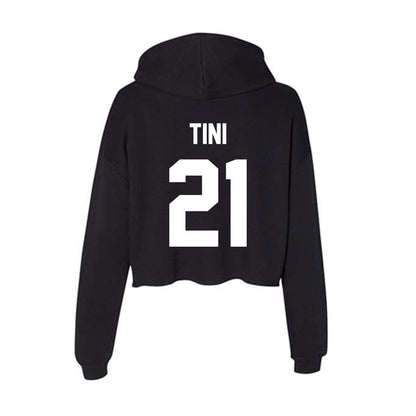 Rutgers - NCAA Women's Lacrosse : Payton Tini - Women's Crop Fleece Hoodie-1