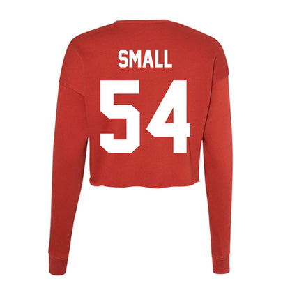 Rutgers - NCAA Football : Everett Small - Women's Cropped Crew Fleece-1