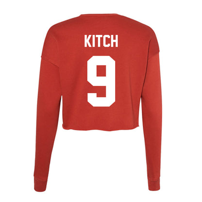 Rutgers - NCAA Men's Soccer : Andrew Kitch - Women's Cropped Crew Fleece-1