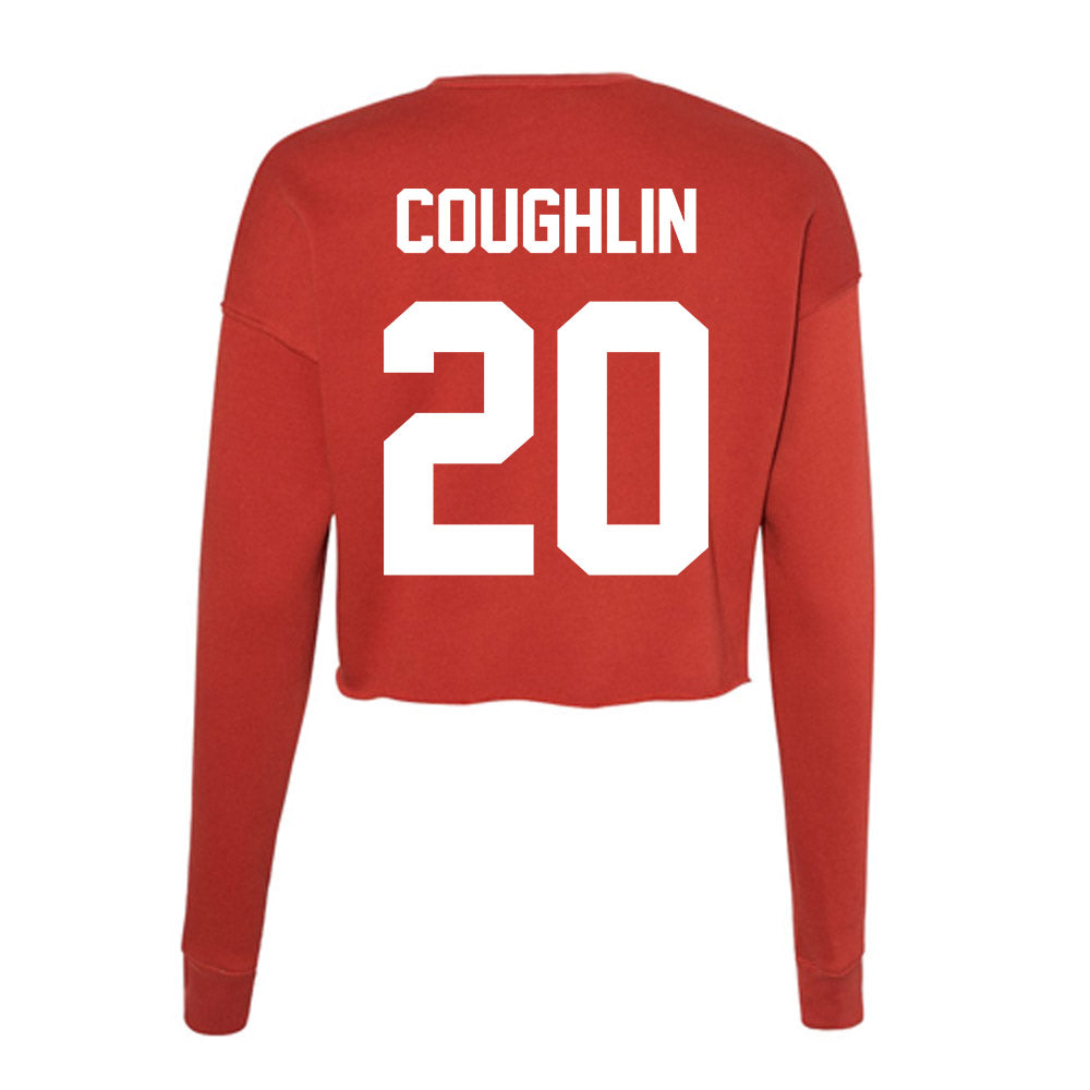 Rutgers - NCAA Women's Lacrosse : Kayleigh Coughlin - Women's Cropped Crew Fleece-1
