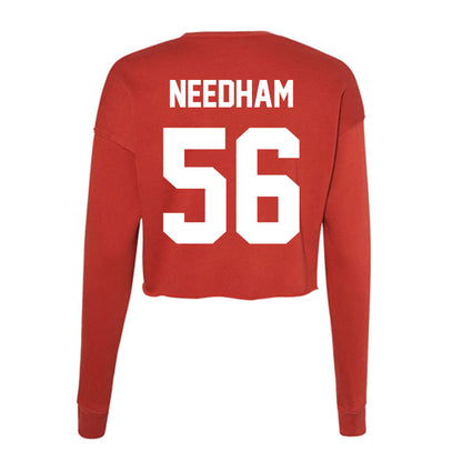 Rutgers - NCAA Football : Ty Needham - Women's Cropped Crew Fleece-1