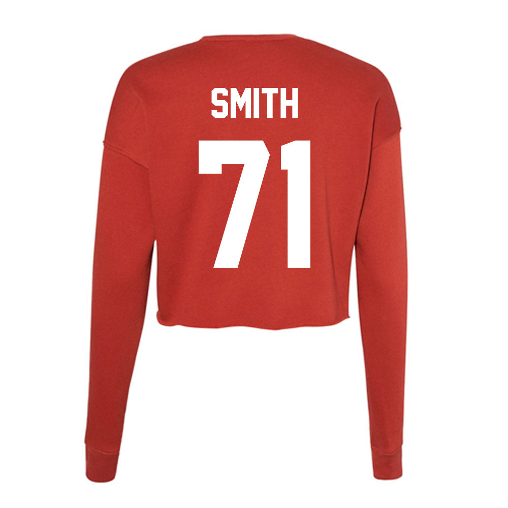 Rutgers - NCAA Football : Jared Smith - Women's Cropped Crew Fleece-1
