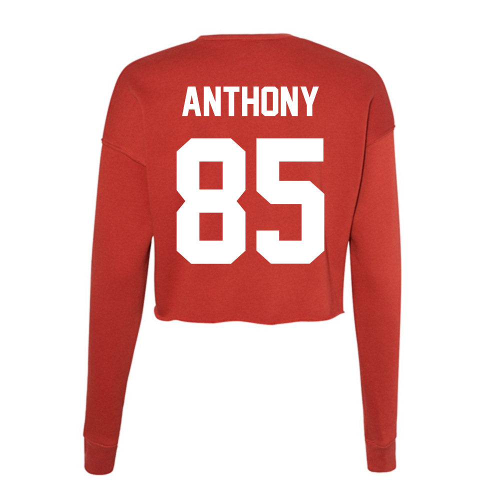Rutgers - NCAA Football : Kam Anthony - Women's Cropped Crew Fleece-1