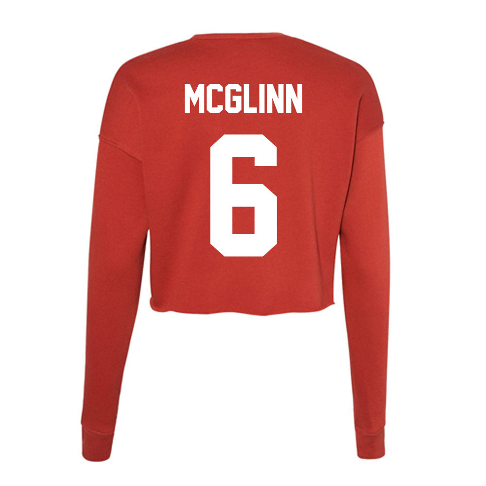 Rutgers - NCAA Women's Soccer : Reilly McGlinn - Women's Cropped Crew Fleece-1