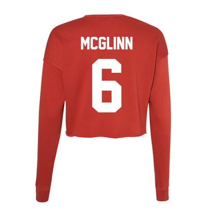 Rutgers - NCAA Women's Soccer : Reilly McGlinn - Women's Cropped Crew Fleece-1