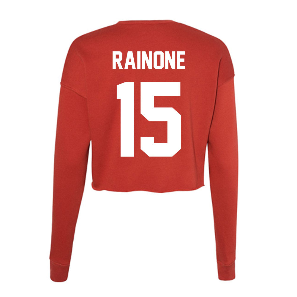 Rutgers - NCAA Football : Rocco Rainone - Women's Cropped Crew Fleece-1