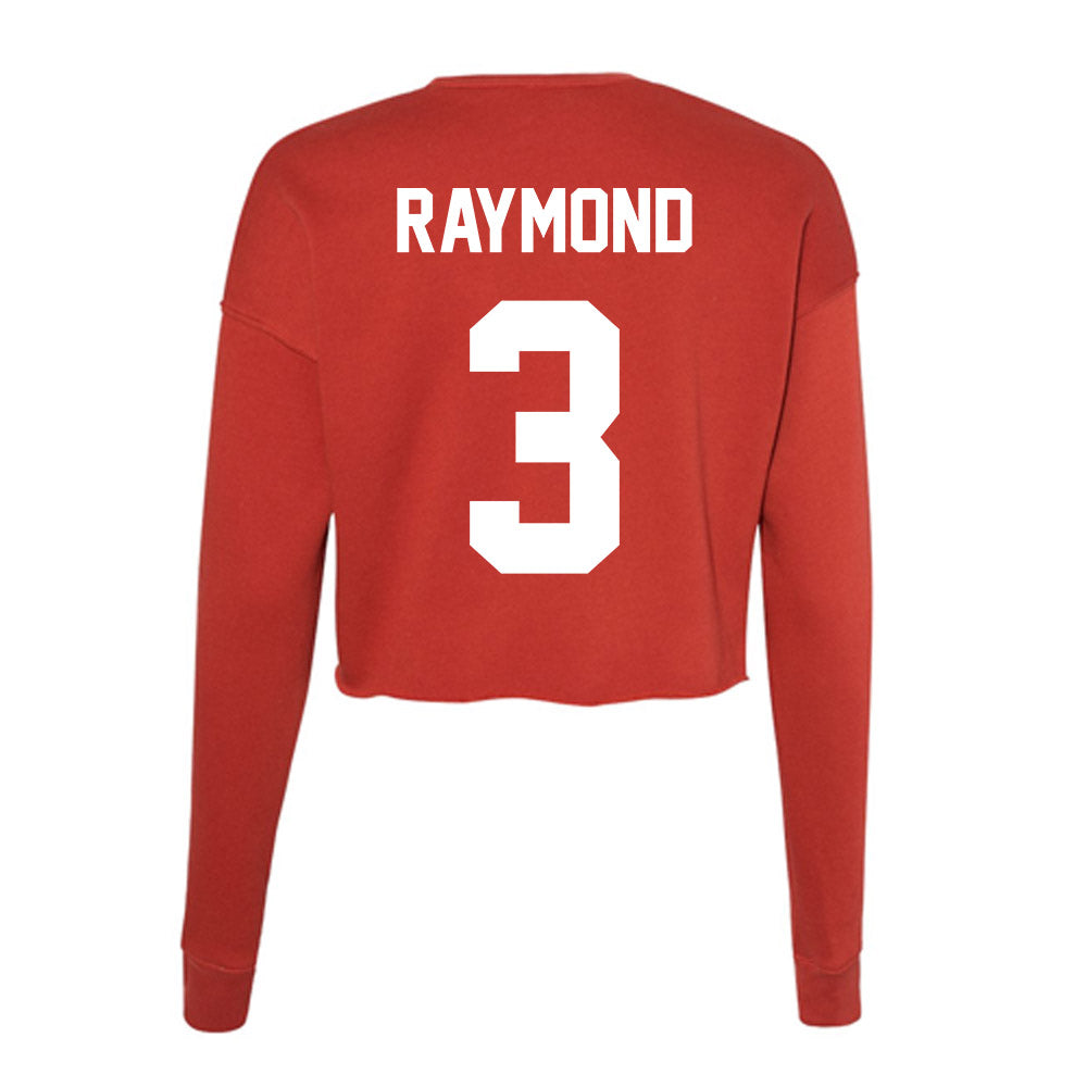 Rutgers - NCAA Football : Tanner Raymond - Women's Cropped Crew Fleece-1