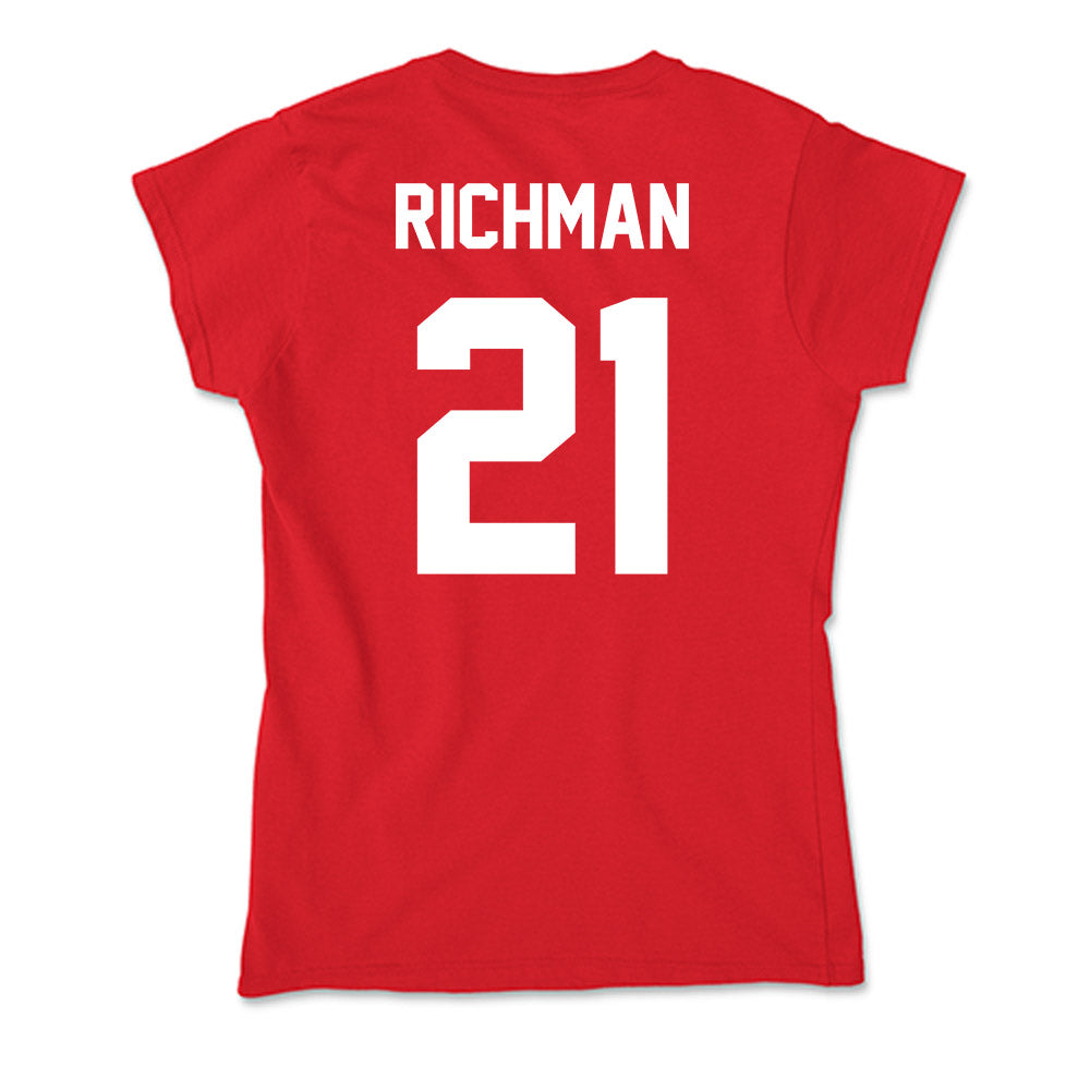 Rutgers - NCAA Men's Lacrosse : Duke Richman - Soft Style Women’s T-Shirt-1